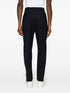 logo-patch cotton tapered trousers